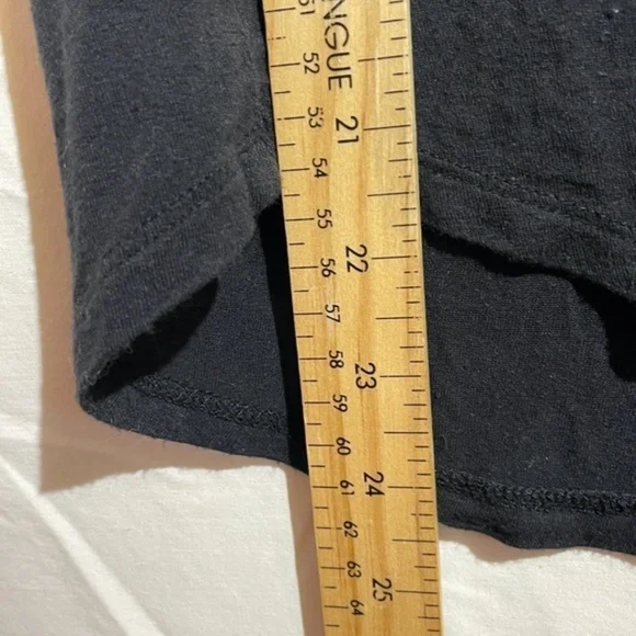 Aeropostale Seriously Sof Perfect V Black T-Shirt Short Sleeve Size Small - Picture 7 of 9